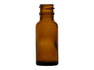 1/2 oz., 18/400 Finish, Amber, Bottles, Glass, Boston Round
