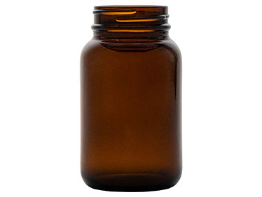 150 cc, 45/400 Finish, Amber, Bottles, Glass, Round Packer