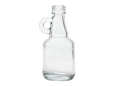 50 mL, 18mm ROPP Finish, Flint, Bottles, Glass, Syrup Style Round	
