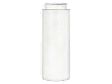 24 oz., 63/400 Finish, White, Jars, HDPE, Single Wall Round