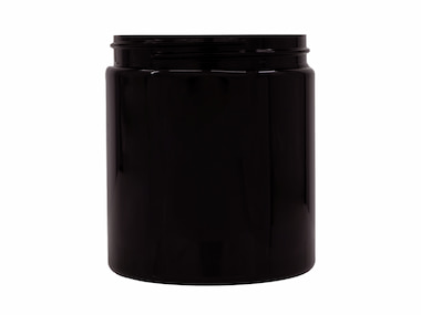 19 oz., 89/400 Finish, Dark Amber, Jars, PET, Straight Sided, Single Wall Round