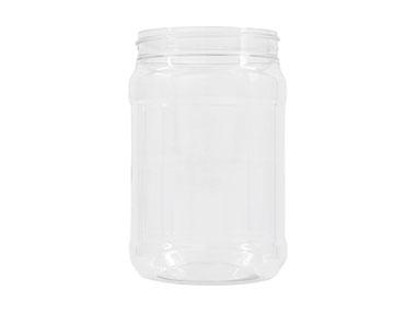 30 oz., 89/400 Finish, Clear, Jars, PET, Straight Sided, Single Wall Round