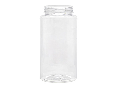 20 oz., 63/485 Finish, Clear, Jars, PET, Cylinder Round, Spice Style