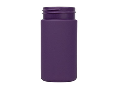 6 oz., 50mm Finish, Purple, Jars, HDPE, Single Wall Round, Soft Touch