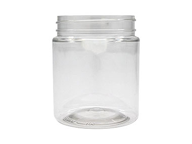 10 oz., 70/400 Finish, Clear, Jars, Pet, Straight Sided, Single Wall Round