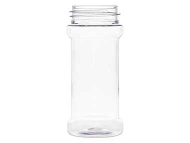 5 oz., 48/485 Finish, Clear, Jars, PET, Cylinder Round, Spice Style