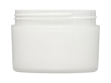 4 oz., 70/400 Finish, Natural, Jars, PP, Double Wall Round, Square Base