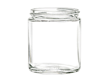 2 oz., 48/400 Finish, Flint, Jars, Glass, Round