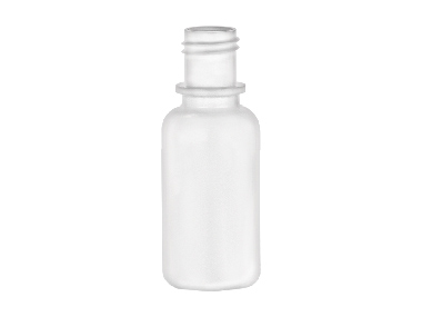 15 mL, 15/415 Finish, White, Bottles, LDPE, Boston Round