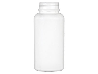 150 cc, 38/400 Finish, White, Bottles, HDPE, Round Packer