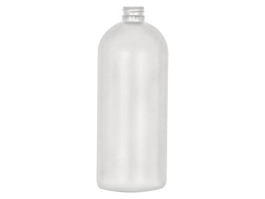 32 oz., 28mm Ratchet Finish, Natural, Bottles, HDPE, Bullet