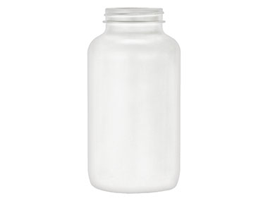 625 cc, 53/400 Finish, White, Bottles, HDPE, Round Packer