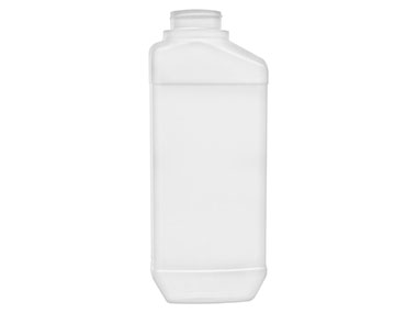 30 oz., 45/400 Finish, White, Bottles, HDPE, Oblong