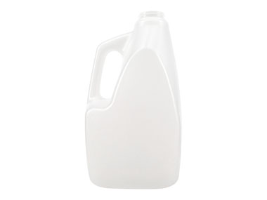1 Gallon, 38/400 Finish, Natural, Bottles, HDPE, Oblong Handleware, Label Panel