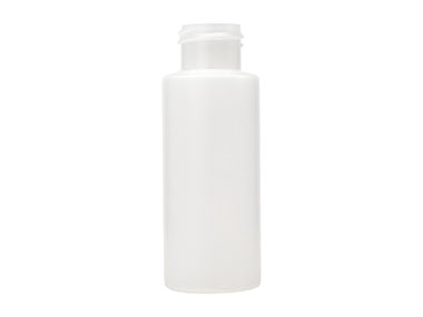 2 oz., 24/410 Finish, Natural, Bottles, HDPE, Cylinder Round
