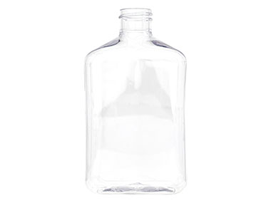 12 oz., 28/410 Finish, Clear, Bottles, PET, Oblong
