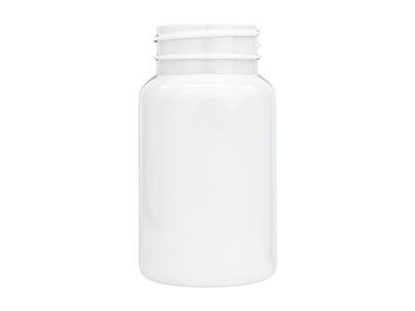 100 cc, 38/400 Finish, White, Bottles, PET, Round Packer