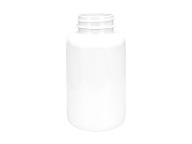 200 cc, 38/400 Finish, White, Bottles, PET, Round Packer
