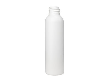 4 oz., 24/410 Finish, White, Bottles, HDPE, Bullet