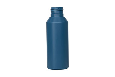 3 oz., 24/410 Finish, Blue, Bottles, HDPE, Round, Tapered Shoulders