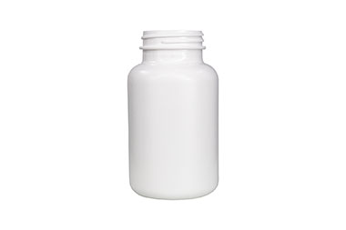 275 cc, 45/400 Finish, White, Bottles, HDPE, Round Packer