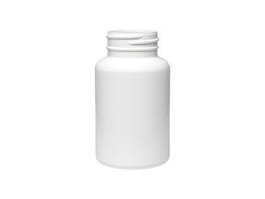 150 cc, 38/400 Finish, White, Bottles, HDPE, Round Packer