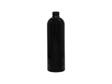 12 oz., 24/410 Finish, Black, Bottles, Pet, Bullet
