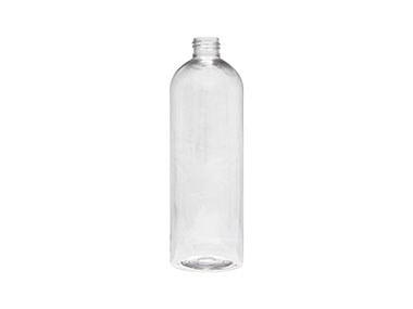 16 oz., 24/410 Finish, Clear, Bottles, PET, Bullet