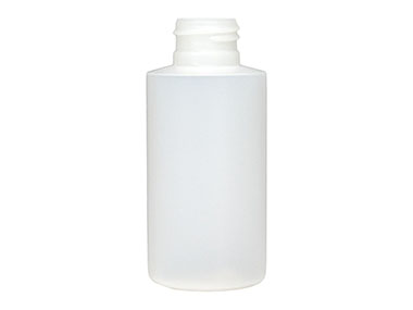 3 oz., 24/410 Finish, Natural, Bottles, HDPE, Cylinder Round