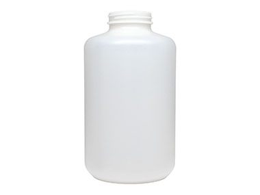 1250 cc, 53/400 Finish, Natural, Bottles, HDPE, Round Packer
