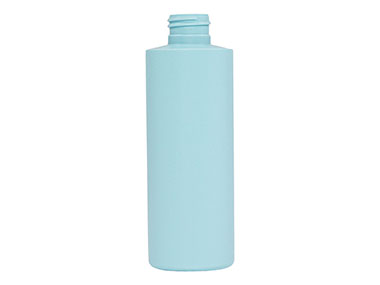6 oz., 24/410 Finish, Blue, Bottles, HDPE, Cylinder Round