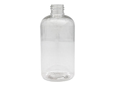 8 oz., 24/410 Finish, Clear, Bottles, PET, Bullet