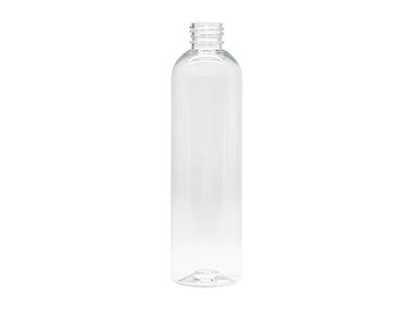 8 oz., 24/410 Finish, Clear, Bottles, PET, Bullet