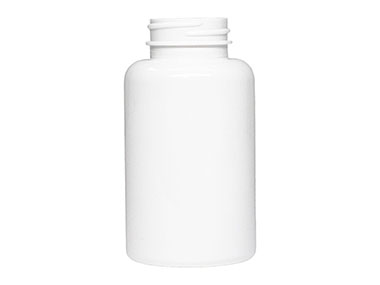 200 cc, 38/400 Finish, White, Bottles, PET, Round Packer