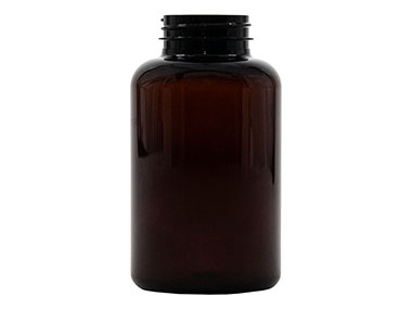 400 cc, 45/400 Finish, Amber, Bottles, PET, Round Packer