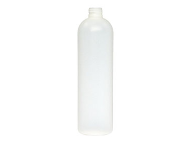 16 oz., 24/410 Finish, Natural, Bottles, HDPE, Bullet