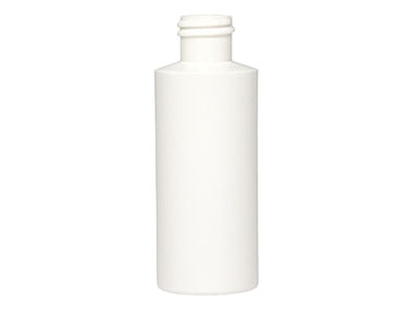 2 oz., 20/410 Finish, White, Bottles, HDPE, Cylinder Round