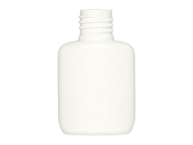 1 oz., 15/415 Finish, White, Bottles, Oval