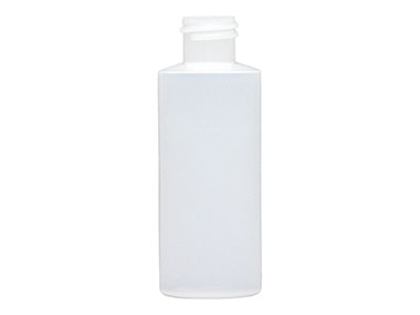 2 oz., 20/410 Finish, Natural, Bottles, HDPE, Cylinder Round