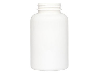300 cc, 45/400 Finish, White, Bottles, PET, Round Packer