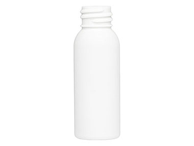 1 oz., 20/410 Finish, White, Bottles, PET, Bullet