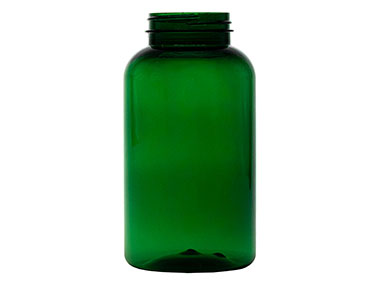 625 cc, 53/400 Finish, Green, Bottles, Pet, Round Packer	