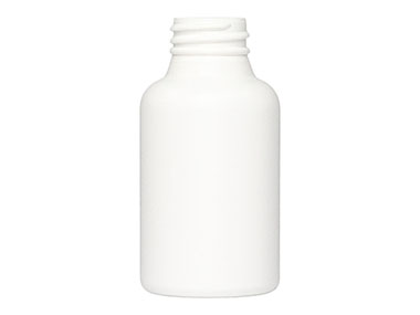 115 cc, 28/400 Finish, White, Bottles, HDPE, Round Packer