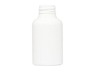 115 cc, 28/400 Finish, White, Bottles, HDPE, Round Packer