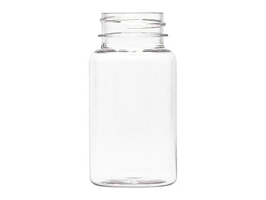 75 cc, 33/400 Finish, Clear, Bottles, Pet, Round Packer