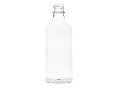 16 oz., 28/410 Finish, Clear, Bottles, Pet, Modified Round