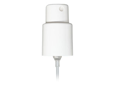 24/410 Finish, White, Sprayers, Fine Mist, Smooth, Lock Up, 5 5/16" DT