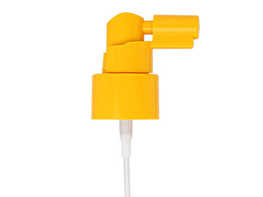24/410 Finish, Yellow, Sprayers, Fine Mist, Smooth, 6 1/4" DT, Shipping Clip