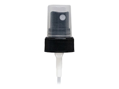 22/400 Finish, Black, Sprayers, Fine Mist, Fine Ribbed, Clear Hood, 4 5/16" Dt
