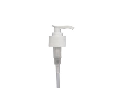 28/410 Finish, White, Pumps, Lotion, Fine Ribbed, Lock Down, 2cc, 10 5/8" DT